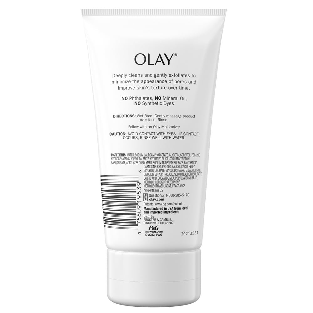 Facial Cleanser by Regenerist, Detoxifying Pore Scrub & Exfoliator, 5 Oz (Pack of 3)