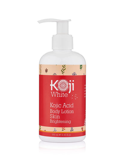 Kojic Acid Skin Brightening Body Lotion - Body Moisturizer & Skin Firming for Women, Boost Hydrating, Sun Damage Skin, Uneven Skin Tone, Paraben-Free, Vegan, 8.45 Fl Oz Bottle