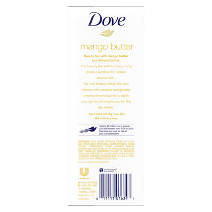 Purely Pampering Beauty Bar with Mango Butter 3.75 Oz 6 Bars