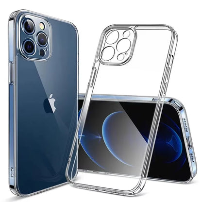 Transparent Soft TPU Silicone Case for Iphone 11 12 13 Mini 14 15 Pro Xs Max X XR 8 7 6 6S plus SE 2020 2022 Clear Back Cover