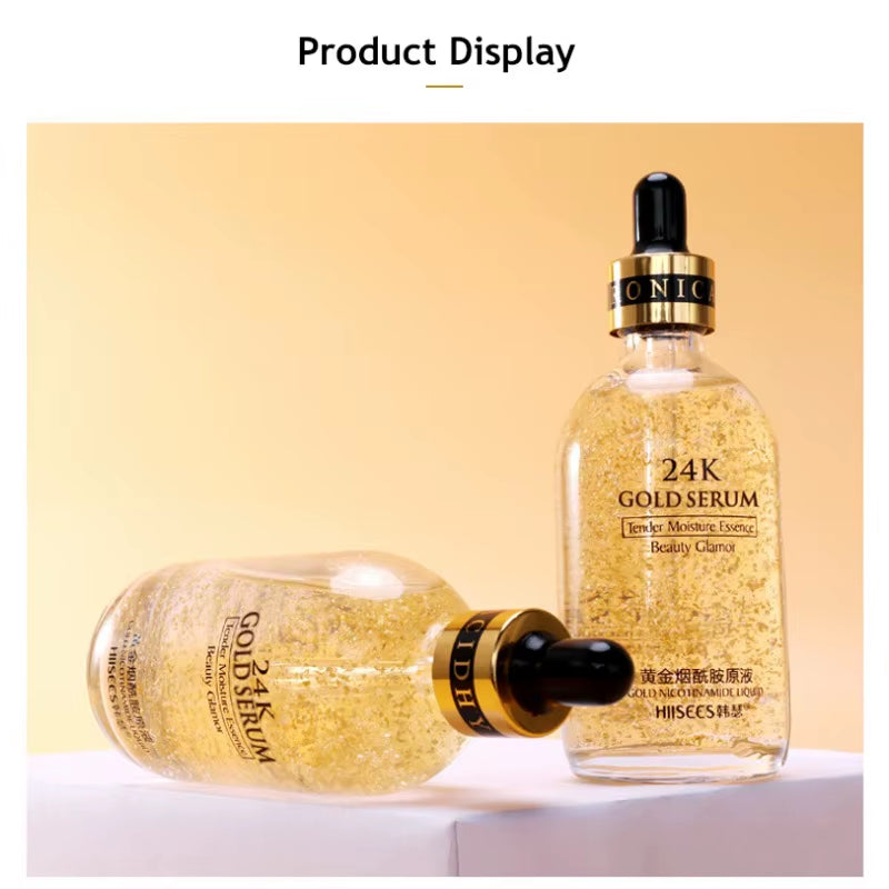 24K Gold Face Serum Korean Skin Care Product Nicotinamide Liquid Skin Care Products Facial Essence Beauty Products Face Care