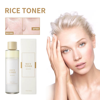 Rice Face Toner Moisturizing Water Brightening Lifting 150Ml Deep Facial Cleanser for Young Glowy Korean Skin Care