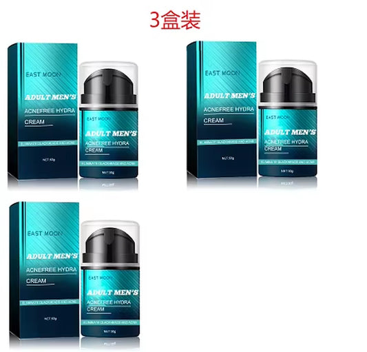 Men anti Acne Cream Oil Control Remove Acne Mark Pimples Fade Black Dots Shrink Pores Refreshing Hydrating Acne Treatment Cream