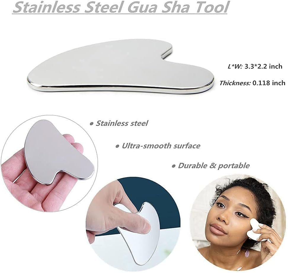 Stainless Steel Gua Sha Facial Tool