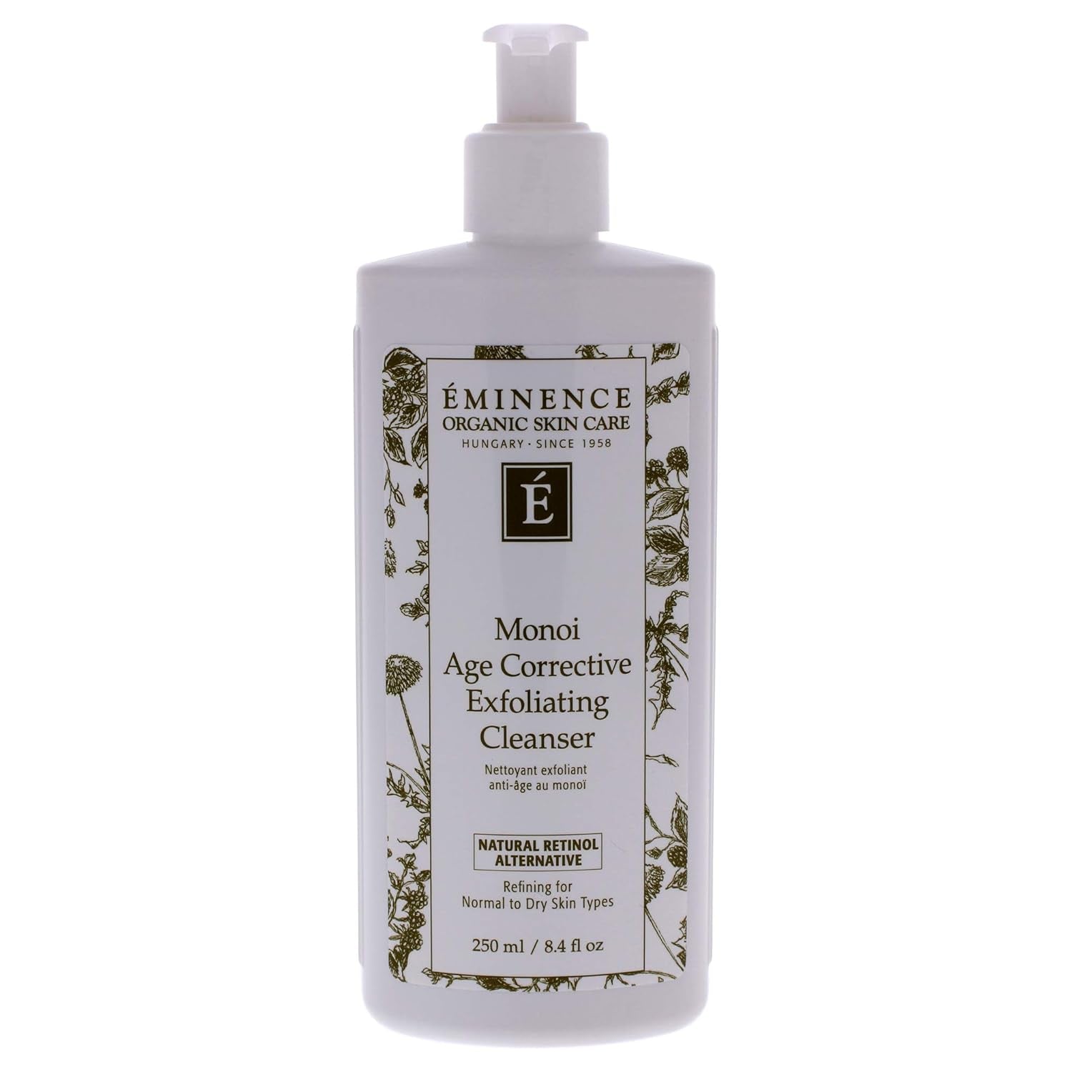 Eminence Age Corrective Monoi Exfoliating Cleanser Treatment Beauty Skin, Unscented, 8.4 Fl Oz