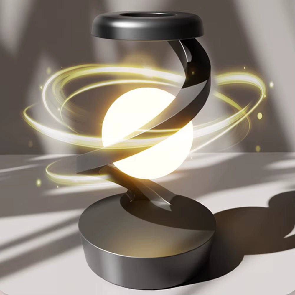 Multifunction Wireless Charger 3D Levitating Ball Lamp RGB Floating LED Night Light Fast Charging Station for Iphone Samsung