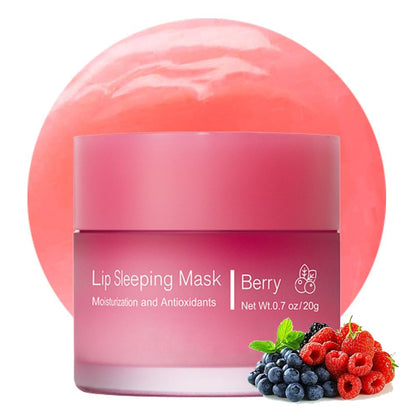 Hydrating Sleeping Lip Mask for Intense Overnight Moisture. (1, Berry)